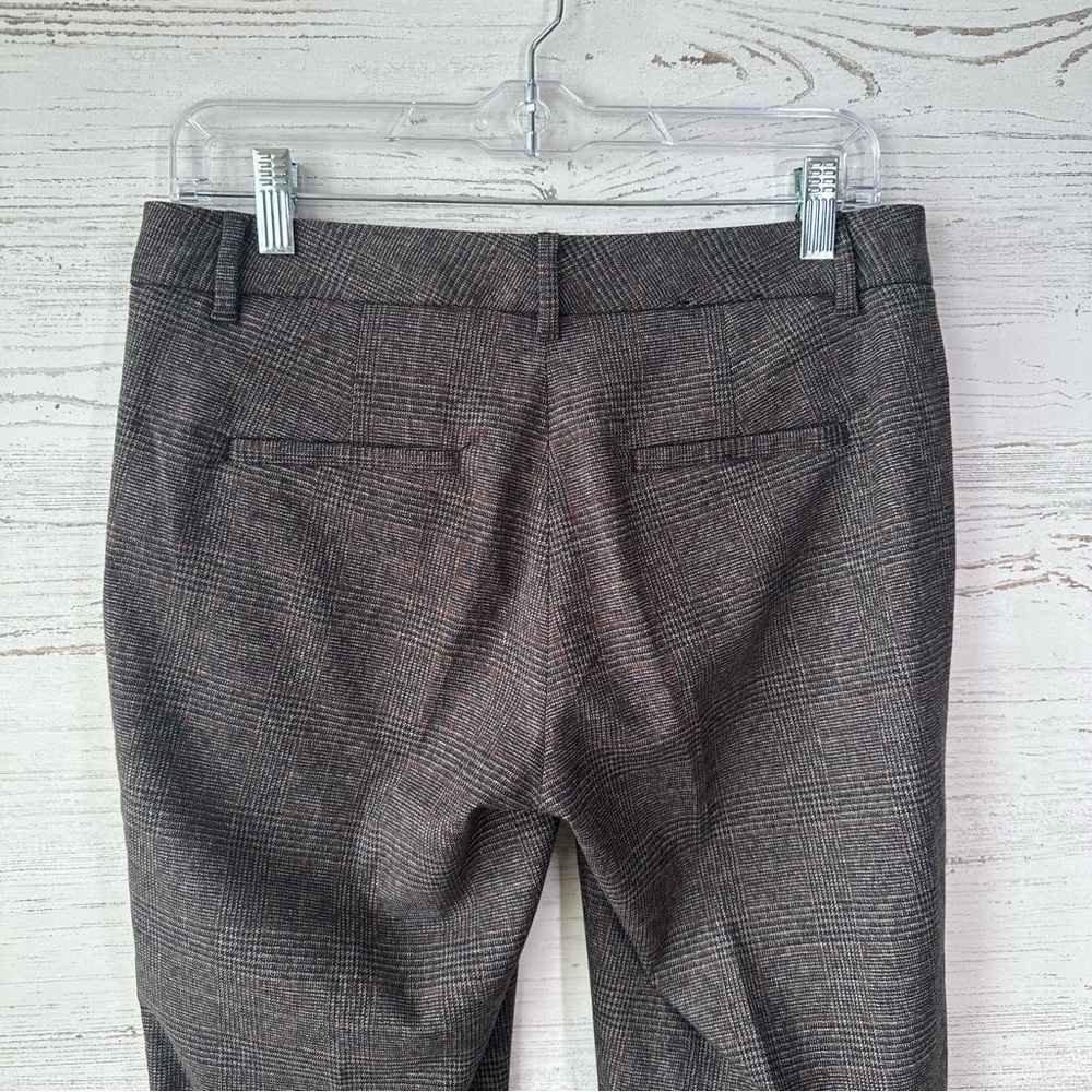 BANANA REPUBLIC Factory Plaid Low Rise Bootcut Pants 6P Fall 2023 - Picture 8 of 11